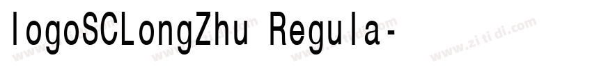 logoSCLongZhu Regula字体转换